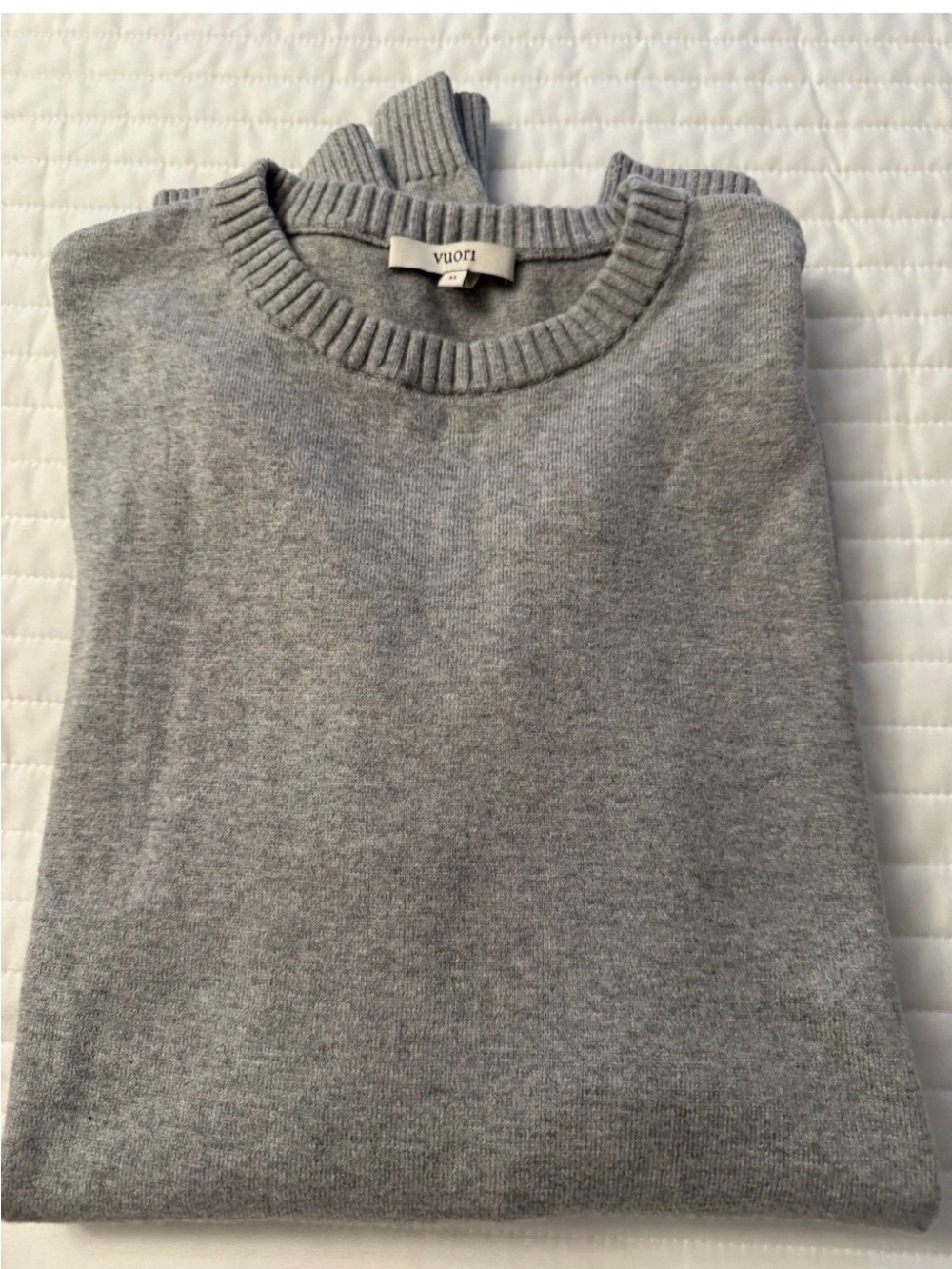 Vuori Men’s Gray Crewneck Sweater XL NWT - Picture 8 of 8